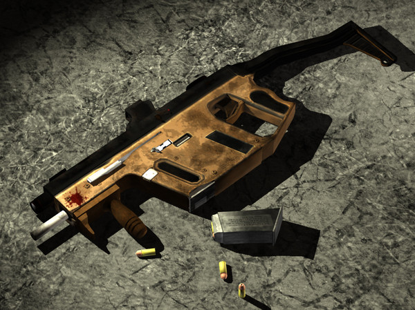 modern smg 3ds - Kriss Modern SMG (textured) by kornswag